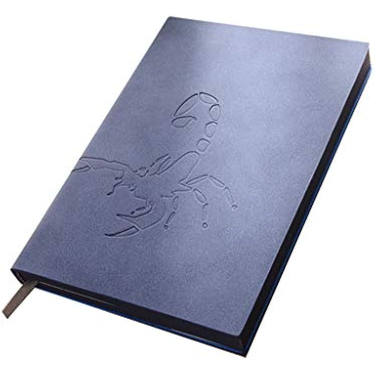Notebook Retro LeatherJournal A5 Lined Wide Ruled Writing Thickened Horizontal Line Notebook Personal Notepad Artistic Exquisite Color : Blue