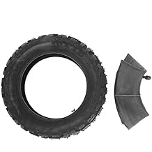 Electric Scooter Solid Tire, 10x3.0 Electric Scooter Inner and Outer Tire 10in Thickened Rubber AntiSkid Tyre
