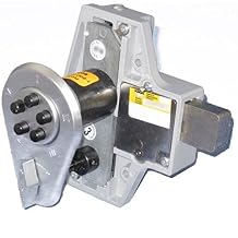 Simplex 9100000-26D Deadbolt Push Button Lock with Key Override - Satin Chrome