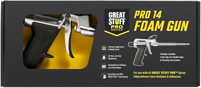 Great Stuff Pro 14 Foam Dispensing Gun, Silver