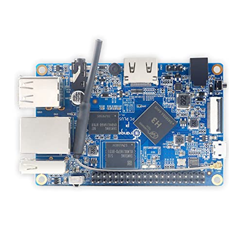 Orange Pi PC Plus Development board RAM 1G with 8GB Emmc Flash,Mini Open-Source Single Board,Support 100M Ethernet PortWifi PC Plus