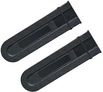 2PCS Chainsaw Chain Cover,14 inch Chainsaw Bar Cover, Suitable for 12 14 Chain Saw Bar Protective Cover, Scabbard Guard, Plastic Durable Cutter Parts Tools Plate Protect Anti Scratch.Black